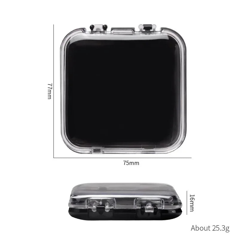 20/10 Pieces Empty Nail Boxes For Packaging Square Shape Box Wholesale Nail Tips Press On Nail Packaging Case Small Business