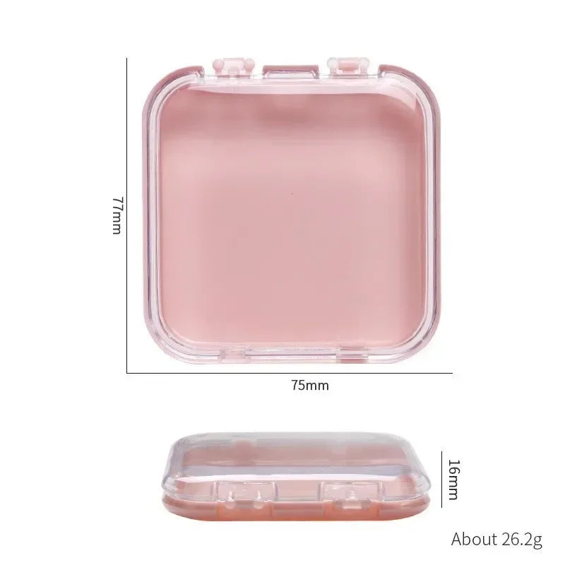 20/10 Pieces Empty Nail Boxes For Packaging Square Shape Box Wholesale Nail Tips Press On Nail Packaging Case Small Business
