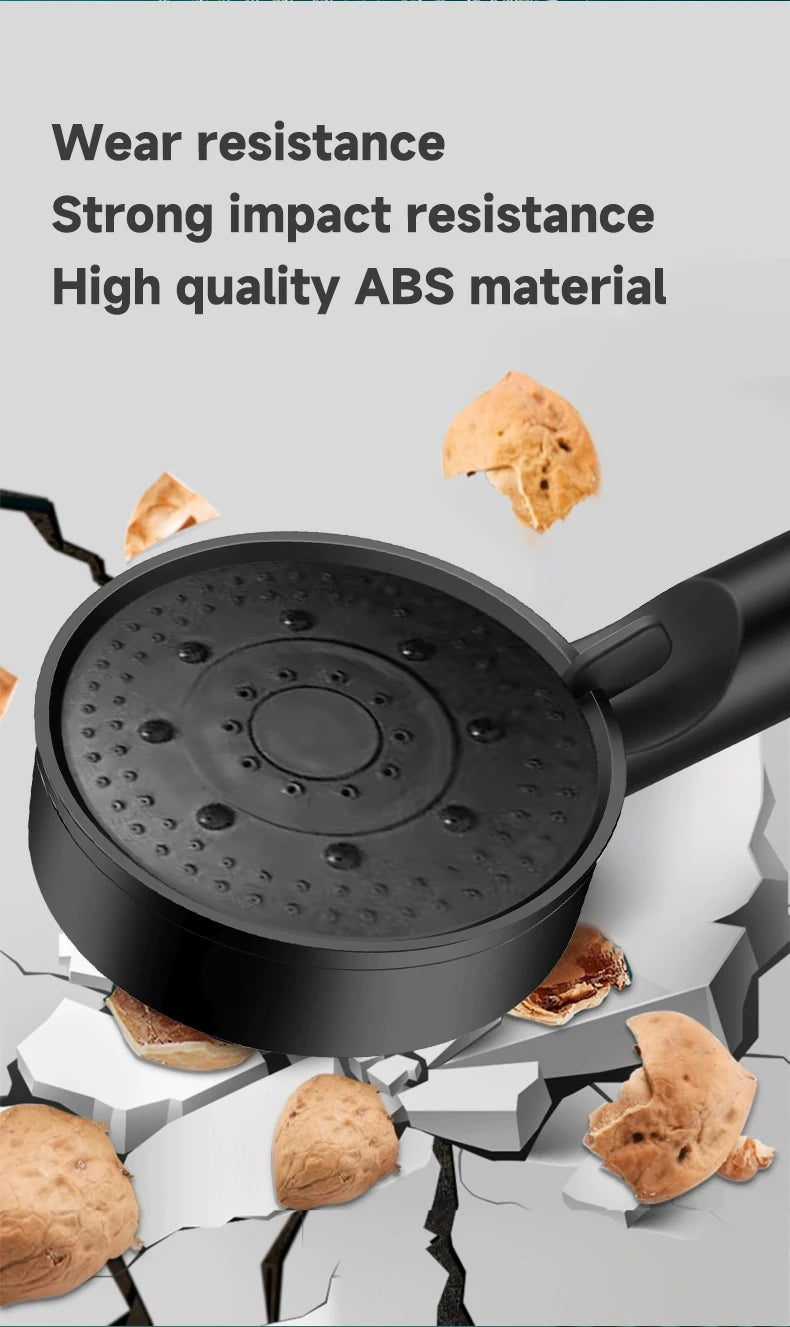 5 Modes Pressure Boost Shower Head for Ultimate Relaxation