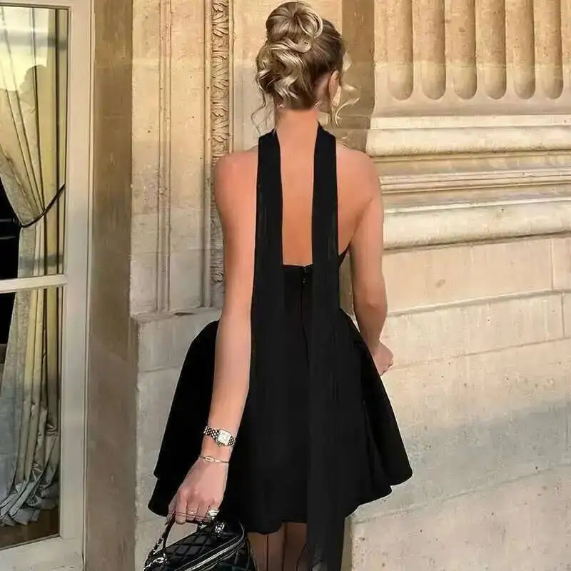 Avrilyaan Off Shoulder Backless Sexy A-line Dress Women 2025 Elegant Party Dress Strapless Bodycon Mini Summer Dress Vestidos