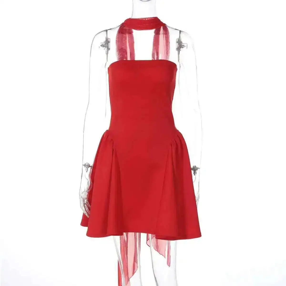 Avrilyaan Off Shoulder Backless Sexy A-line Dress Women 2025 Elegant Party Dress Strapless Bodycon Mini Summer Dress Vestidos
