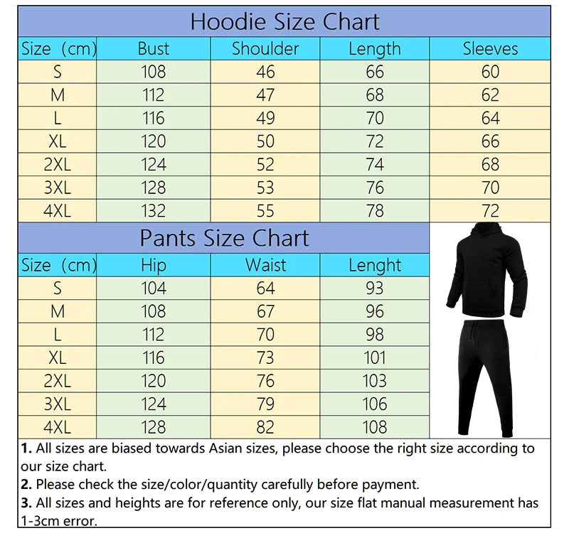 2025 Autumn New Arrival Man Hooded Tracksuit 2pcs Set Hoodie&sweatpants Male Daily Casual Sports Jogging Suit Gym Fitness Outfit