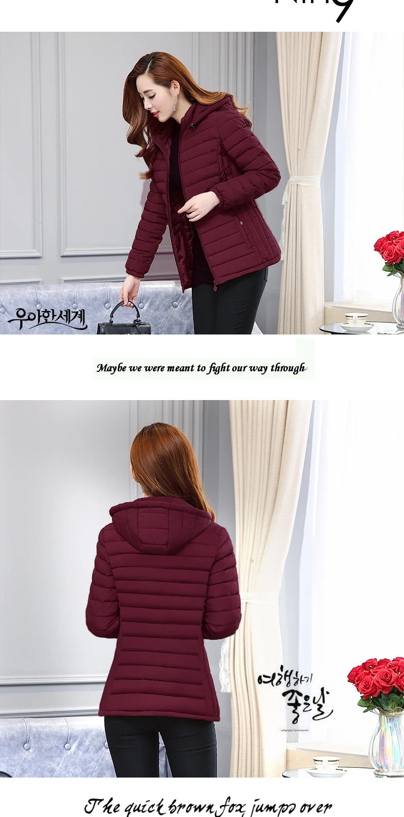 2025 New Women's Parkas lady Winter Thickened Slim Warm Jackets Female Hooded Parkas Women Cotton Padded Jacket Ultralight Coat