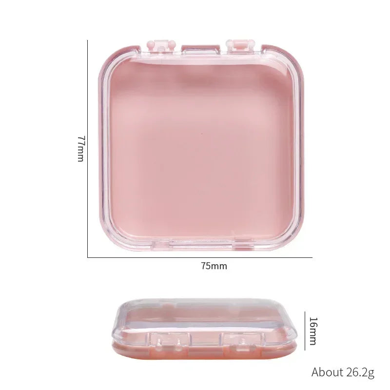 20/10 Pieces Empty Nail Boxes For Packaging Square Shape Box Wholesale Nail Tips Press On Nail Packaging Case Small Business