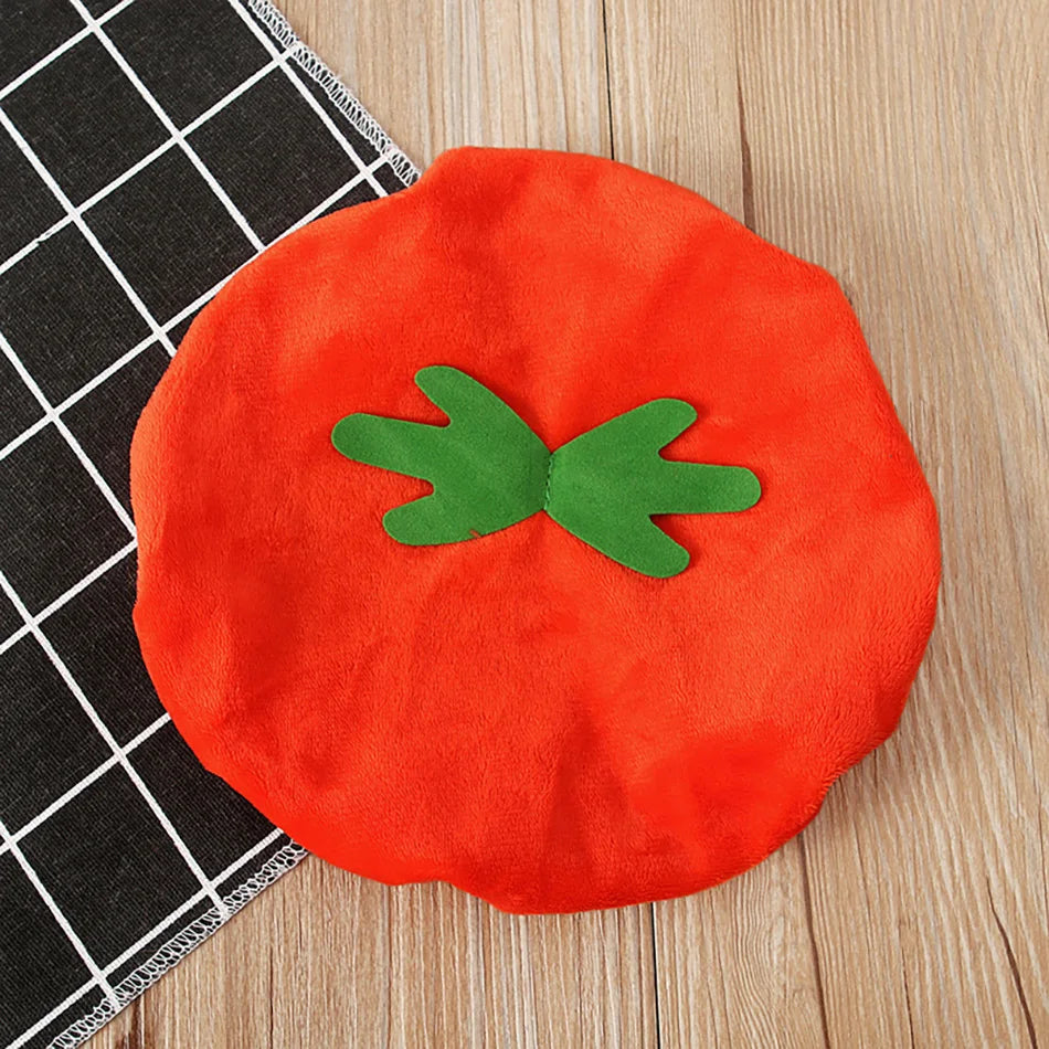 Baby Costume Kids Pumpkin Tops Romper with Hat Boys Girls Cosplay One-Piece Infant Casual Onesie Halloween Jumpsuit 0-5 Years