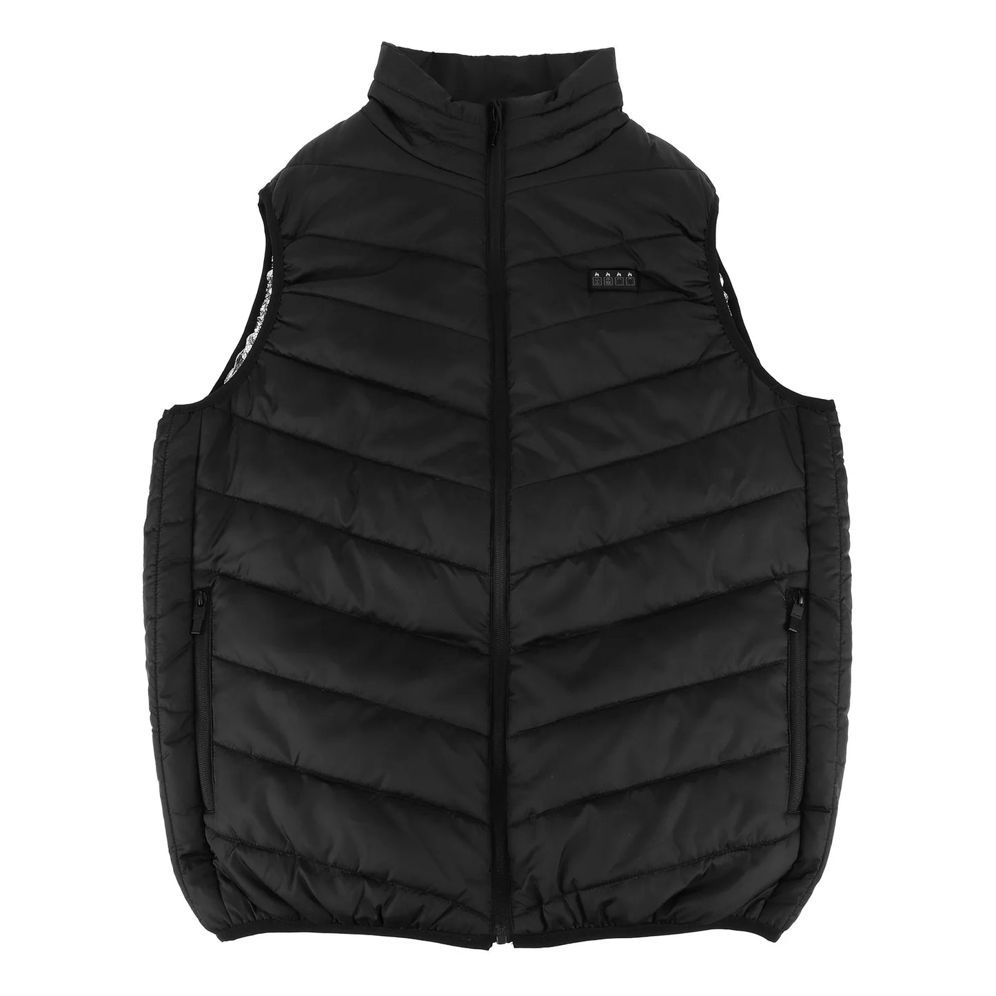 21 Area Heated Vest Thermal Warm Waistcoat Electric Heating Jacket (Black 4XL)