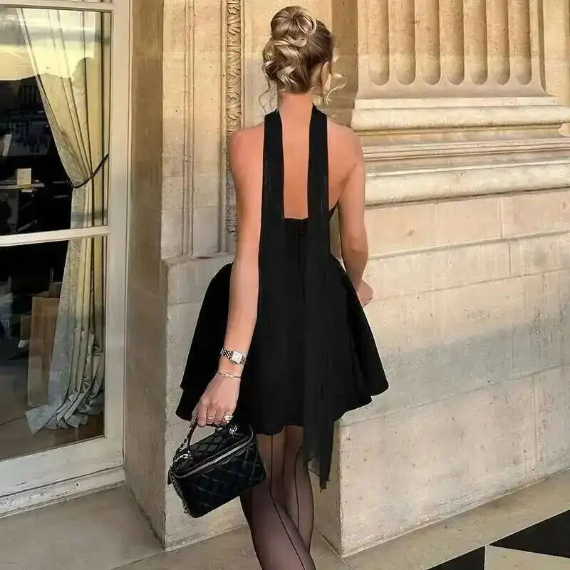 Avrilyaan Off Shoulder Backless Sexy A-line Dress Women 2025 Elegant Party Dress Strapless Bodycon Mini Summer Dress Vestidos