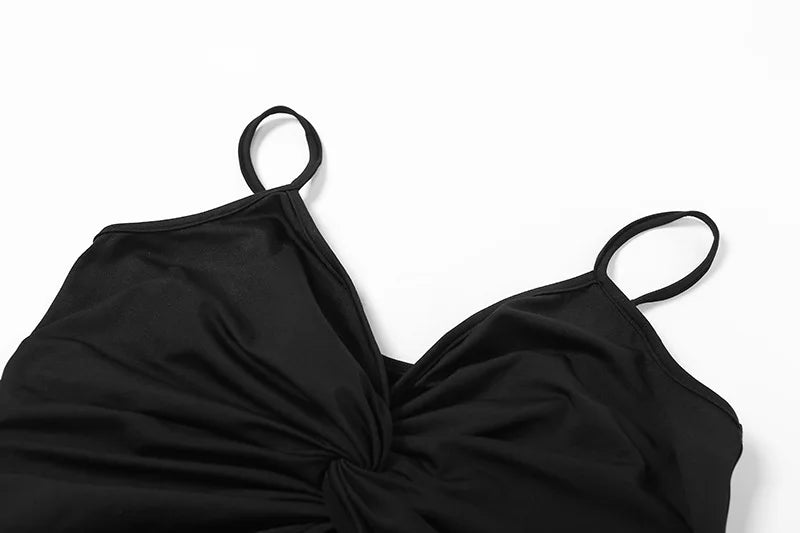 Sexy Spaghetti Strap Bodycon Dress for Women Slim Fit