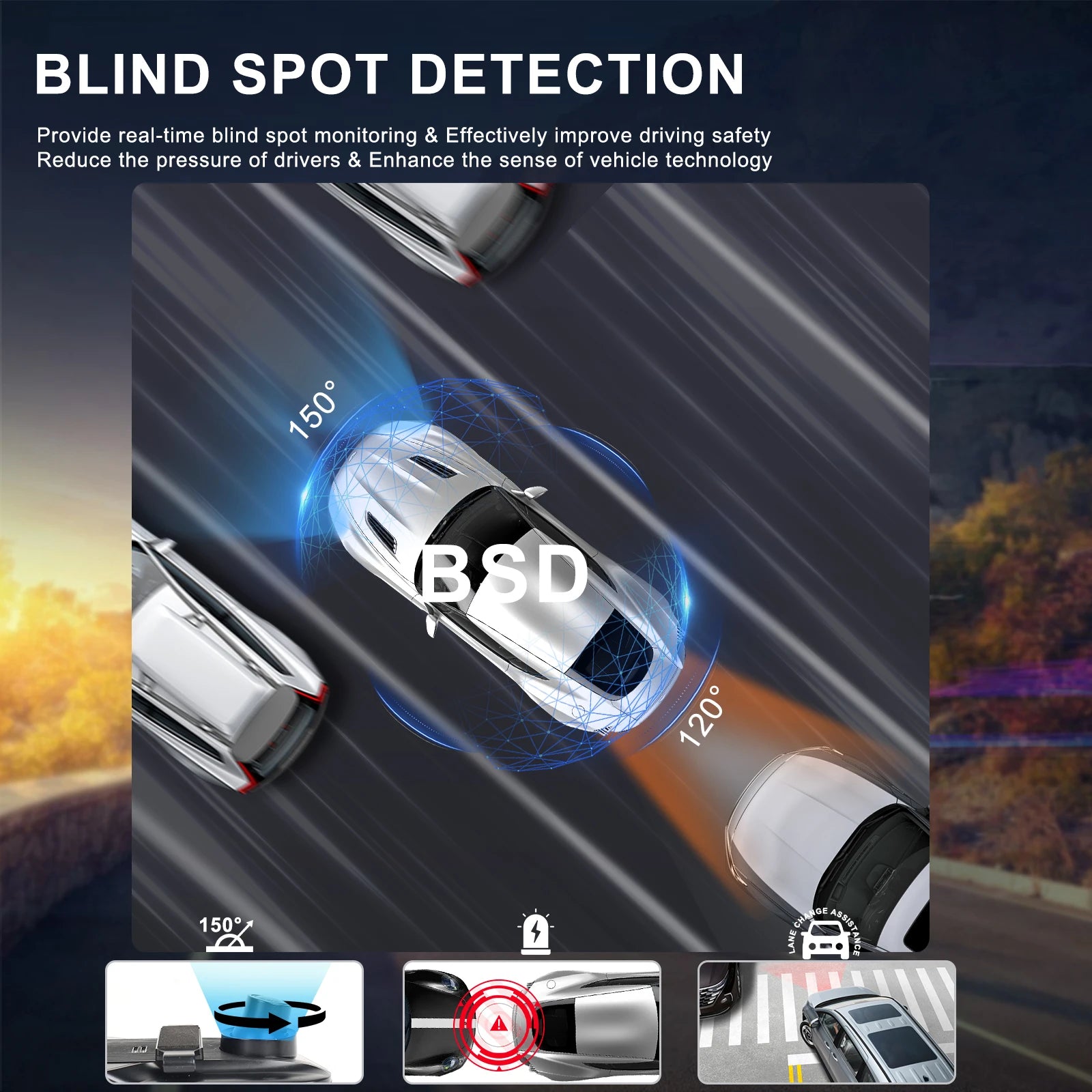 Podofo 9.66" Dash Cam 4K WIFI Stream RearView Mirror Dashcam Camera Drive Recorder Dual Lens Video Recorder Touch Screen