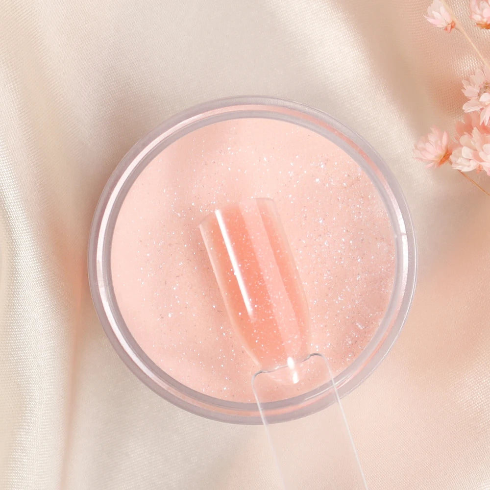 1 Box Nude Acrylic Powder Nail Decoration 28g(1Oz) Carving Crystal Powder Professional Design DIY Nail Extension Pigment Dust ##