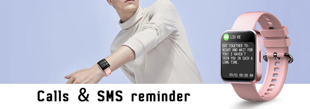 1.71 Inch Smart Watch For Men Women Multi Sports Modes Fitness Tracker 24H Heart Rate Monitoring IP68 Waterproof Smartwatch