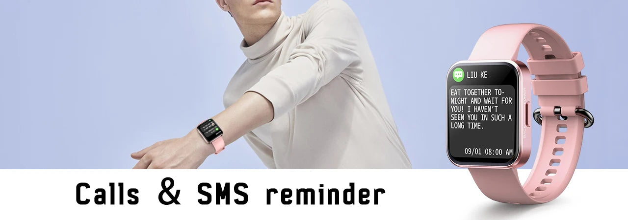 1.71 Inch Smart Watch For Men Women Multi Sports Modes Fitness Tracker 24H Heart Rate Monitoring IP68 Waterproof Smartwatch