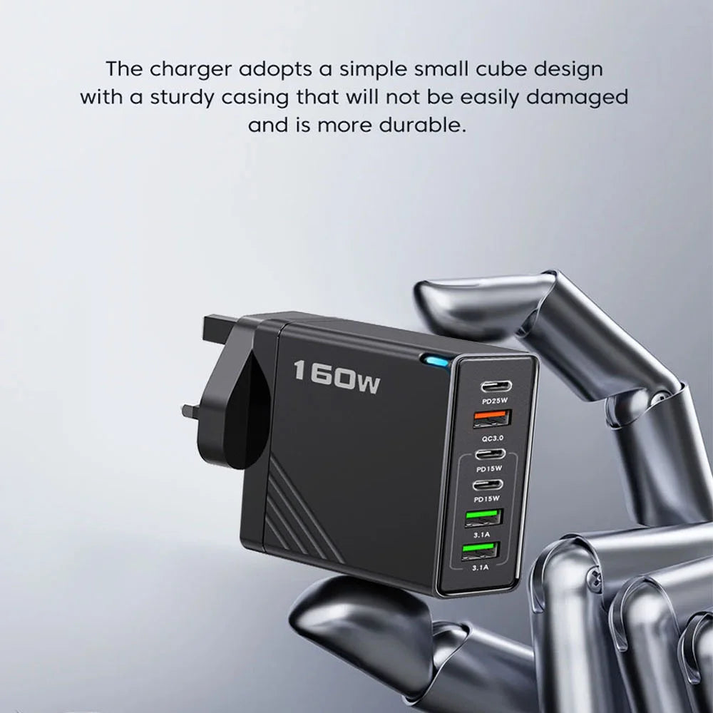 160W Fast Charging USB Type C Charger for All Devices