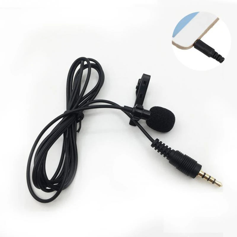1PC 3M Professionals Car Audio Microphone 3.5mm Clip Jack Plug Mic Stereo Mini Wired External Microphone For Auto DVD Radio