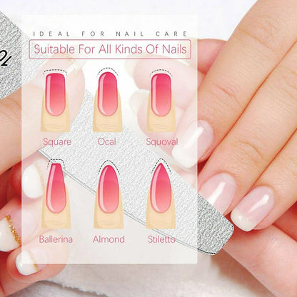 10x Nail Files Harbour Bridge 100/180 Grit Professional Manicure Pedicure