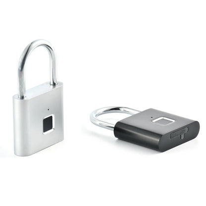1/2PCS Smart Fingerprint Padlock USB Rechargeable Door Lock Biometric Thumbprint Door Padlocks Zinc Alloy Smart Life APP Unlock