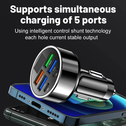 250W QC3.0 Car Charger Fast Charging for Families and Techies