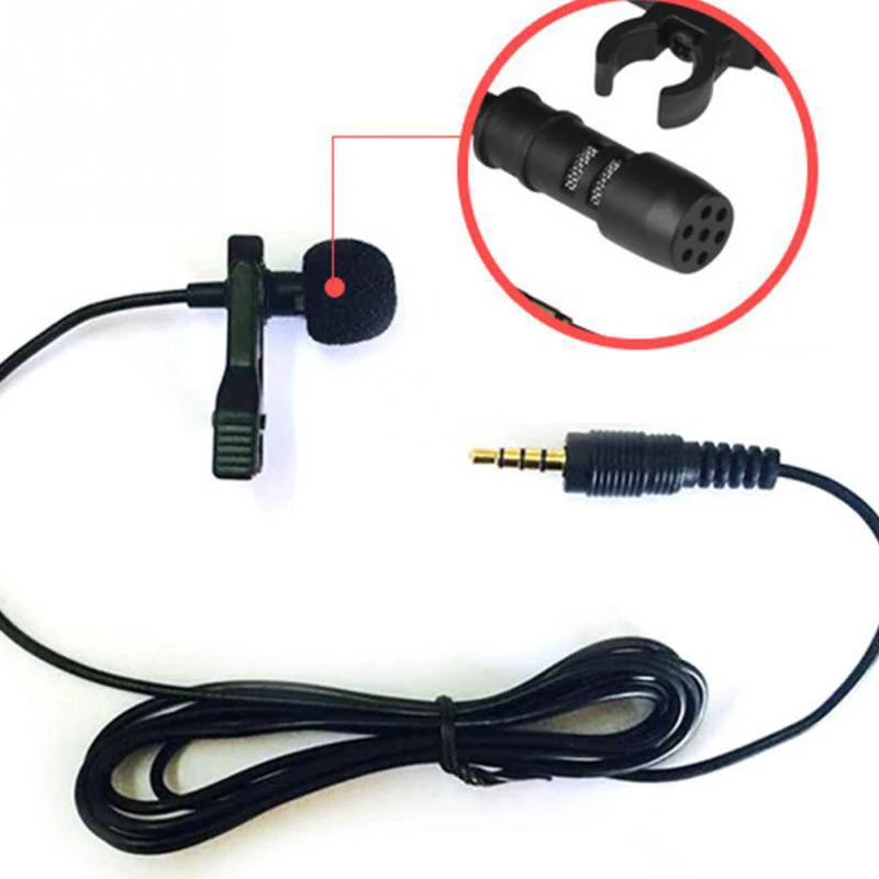 1PC 3M Professionals Car Audio Microphone 3.5mm Clip Jack Plug Mic Stereo Mini Wired External Microphone For Auto DVD Radio