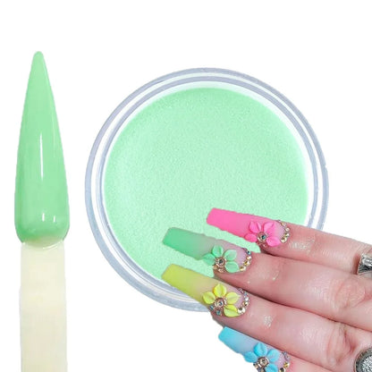 1 Box Nude Acrylic Powder Nail Decoration 28g(1Oz) Carving Crystal Powder Professional Design DIY Nail Extension Pigment Dust ##