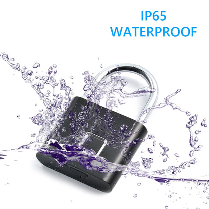 1/2PCS Smart Fingerprint Padlock USB Rechargeable Door Lock Biometric Thumbprint Door Padlocks Zinc Alloy Smart Life APP Unlock