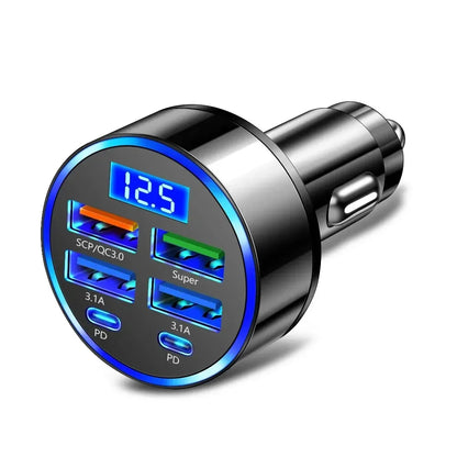 250W QC3.0 Car Charger Fast Charging for Families and Techies