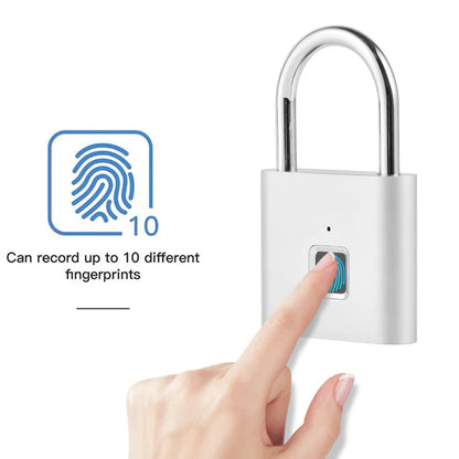 1/2PCS Smart Fingerprint Padlock USB Rechargeable Door Lock Biometric Thumbprint Door Padlocks Zinc Alloy Smart Life APP Unlock