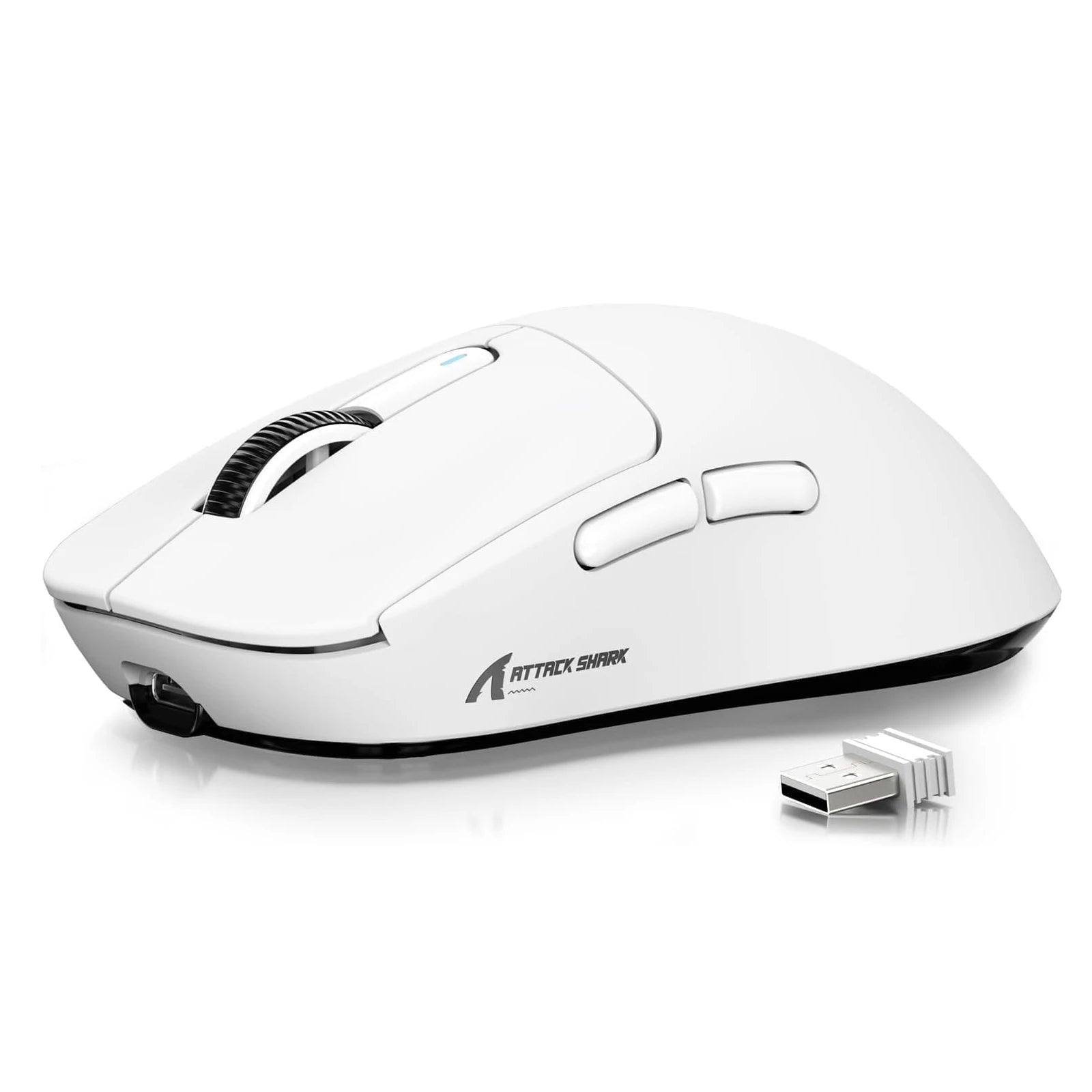 ATTACK SHARK X3 Wireless Gaming Mouse,49g Ergonomic PC Mouse,Triple Modes PAW3395 26K DPI Optical Sensor,Programmable Buttons