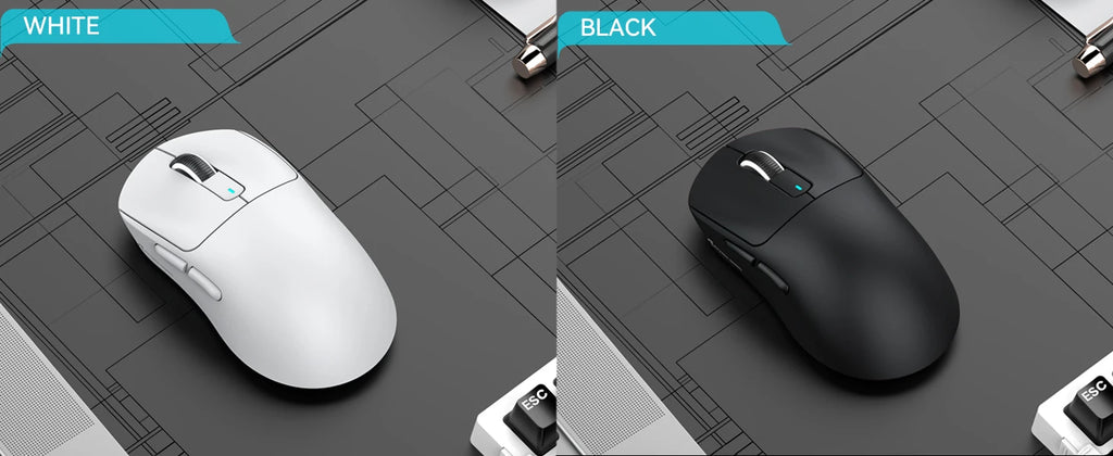 ATTACK SHARK X3 Wireless Gaming Mouse,49g Ergonomic PC Mouse,Triple Modes PAW3395 26K DPI Optical Sensor,Programmable Buttons