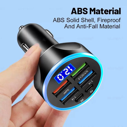 250W QC3.0 Car Charger Fast Charging for Families and Techies