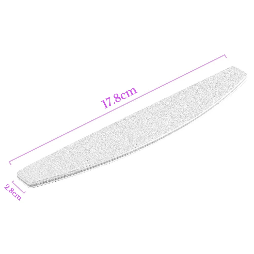 10x Nail Files Harbour Bridge 100/180 Grit Professional Manicure Pedicure