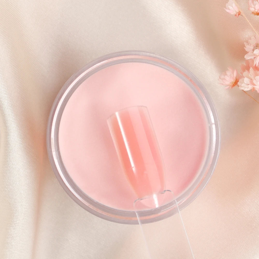 1 Box Nude Acrylic Powder Nail Decoration 28g(1Oz) Carving Crystal Powder Professional Design DIY Nail Extension Pigment Dust ##