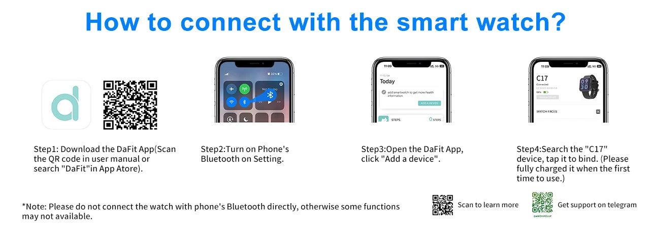 1.71 Inch Smart Watch For Men Women Multi Sports Modes Fitness Tracker 24H Heart Rate Monitoring IP68 Waterproof Smartwatch