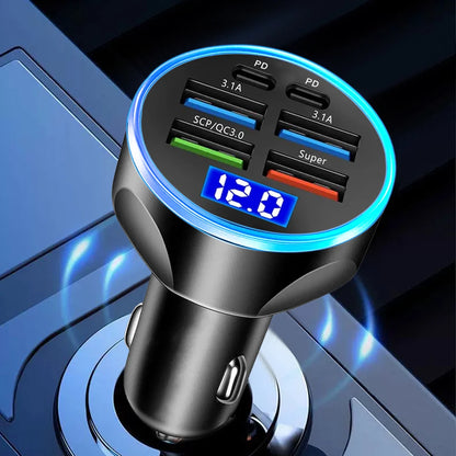 250W QC3.0 Car Charger Fast Charging for Families and Techies