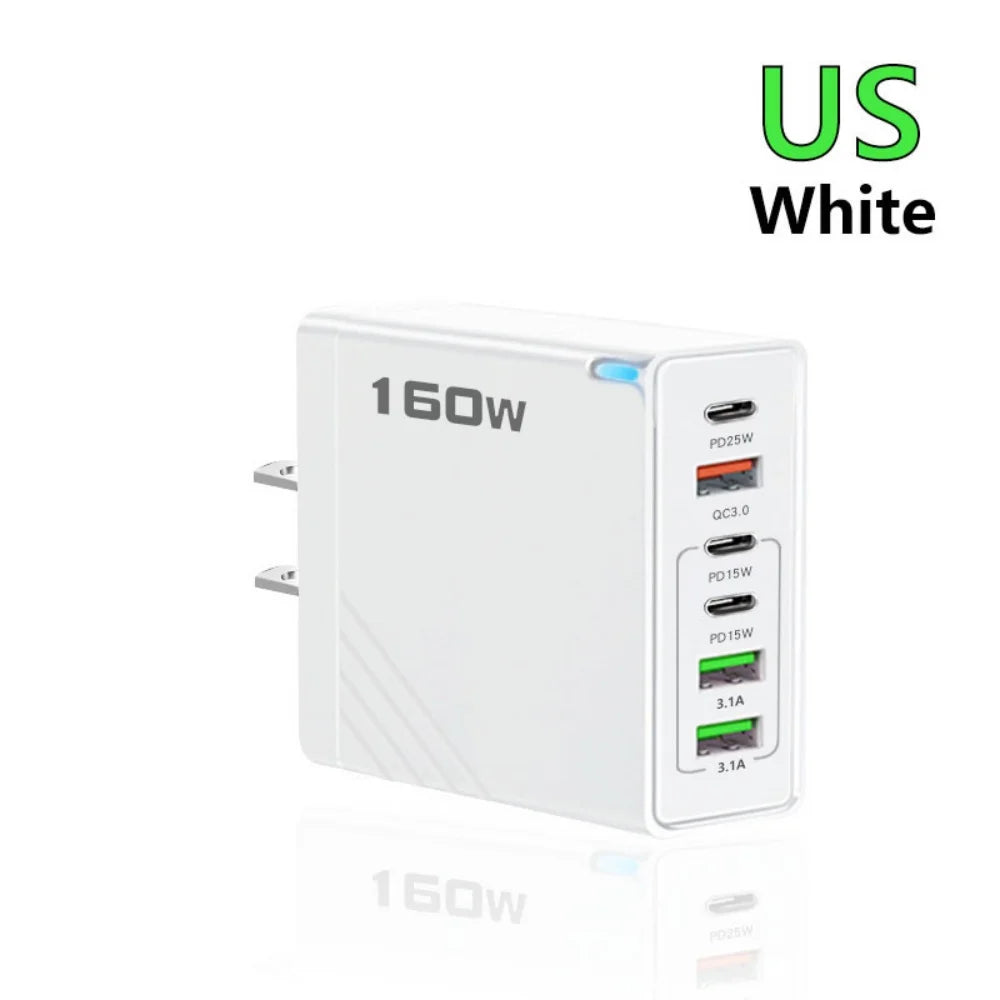 160W Fast Charging USB Type C Charger for All Devices