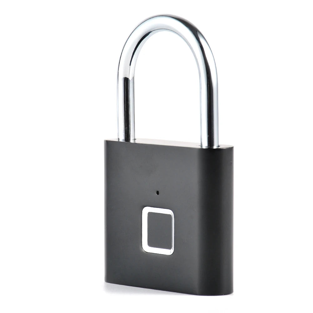 1/2PCS Smart Fingerprint Padlock USB Rechargeable Door Lock Biometric Thumbprint Door Padlocks Zinc Alloy Smart Life APP Unlock