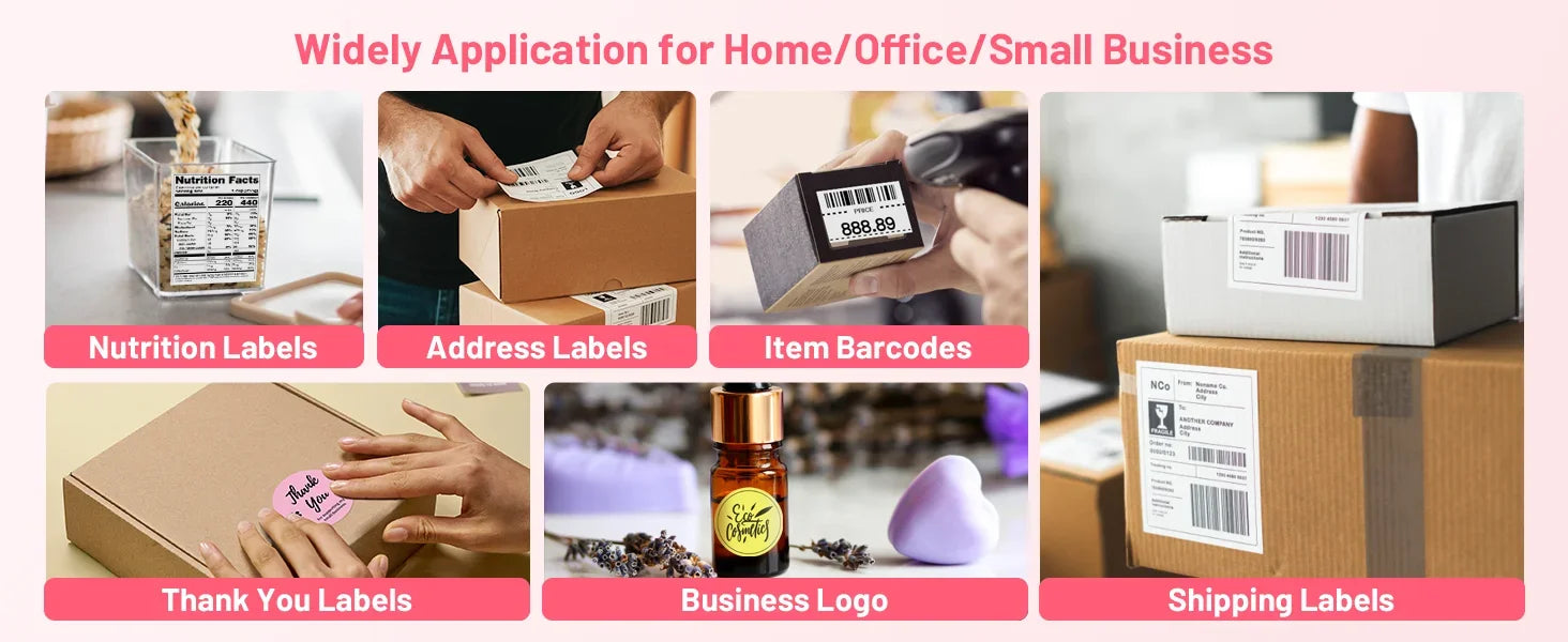 Phomemo 241 Bluetooth Thermal Label Printer Wireless Small Shipping Label Printer 4X6 Compatible with iPhone Android Mac Window