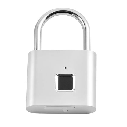 1/2PCS Smart Fingerprint Padlock USB Rechargeable Door Lock Biometric Thumbprint Door Padlocks Zinc Alloy Smart Life APP Unlock