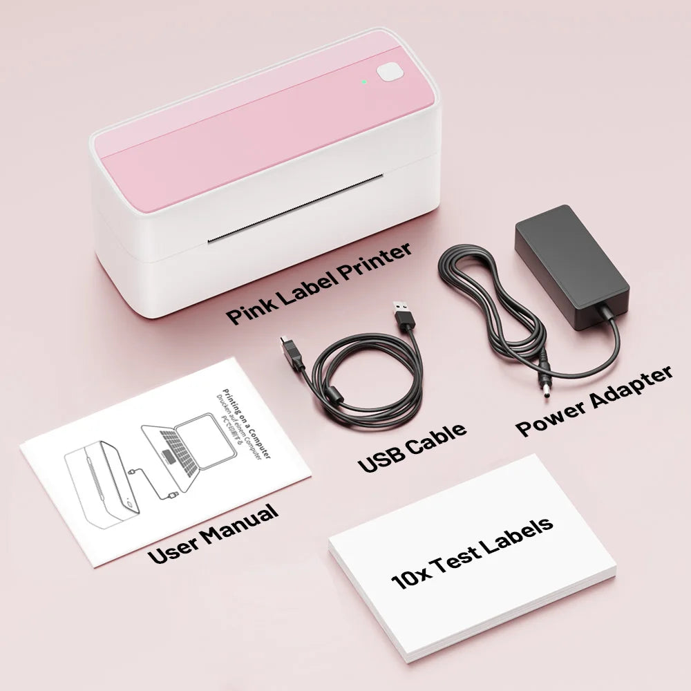 Phomemo 241 Bluetooth Thermal Label Printer Wireless Small Shipping Label Printer 4X6 Compatible with iPhone Android Mac Window