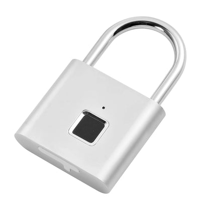 1/2PCS Smart Fingerprint Padlock USB Rechargeable Door Lock Biometric Thumbprint Door Padlocks Zinc Alloy Smart Life APP Unlock