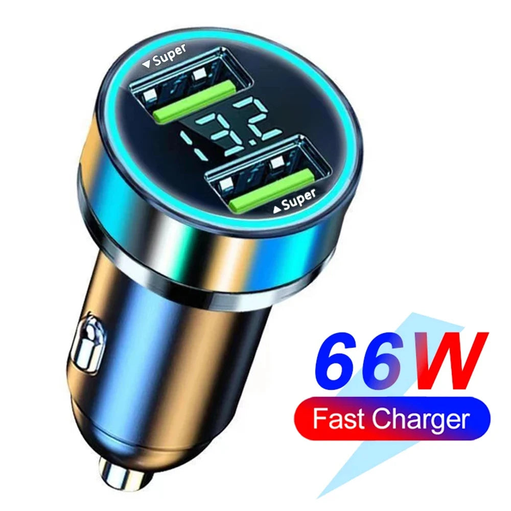 250W QC3.0 Car Charger Fast Charging for Families and Techies
