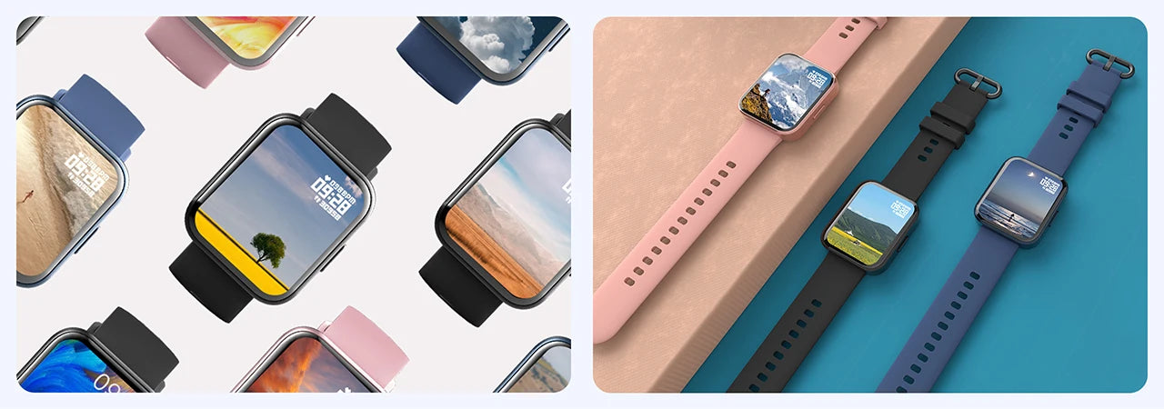 1.71 Inch Smart Watch For Men Women Multi Sports Modes Fitness Tracker 24H Heart Rate Monitoring IP68 Waterproof Smartwatch